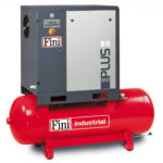 Fini plus 8kw 8 bar compressor with receiver