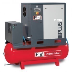 Fini plus 11 kw 10 bar ES compressor with receiver