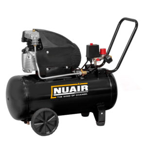 nuair 1.1kw 8bar 12.6cfm 24lt 110v direct drive compressor
