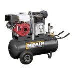 nuair b3800/5.5s/150 honda 13.8cfm 10 bar 100l petrol driven compressor (copy)