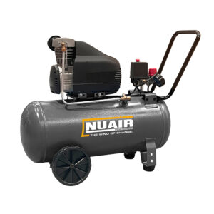 nuair oil free 1.5kw 8bar 8.1cfm 50lt direct drive compressor