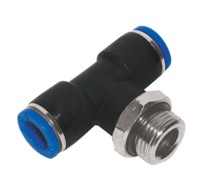 branch male swivel tee (bspp)