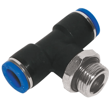 branch male swivel tee (bspp)