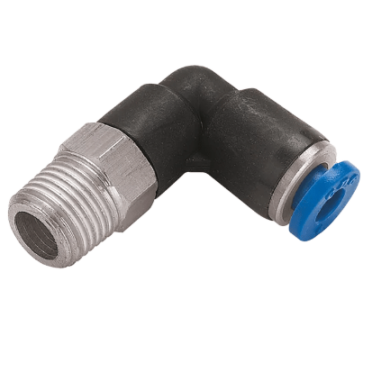 male stud swivel elbows (metric & bspt)