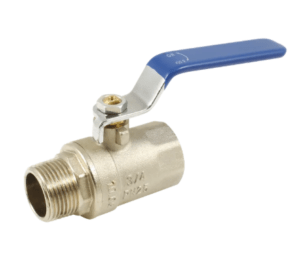 male x female red steel long handle ball valves (copy)