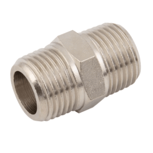 equal male bspt nickel plated brass adaptors