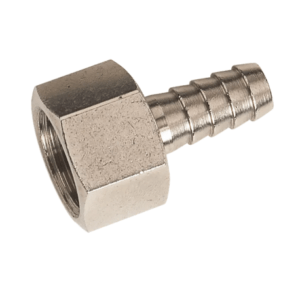 female thread bspp nickel plated brass straight hosetails