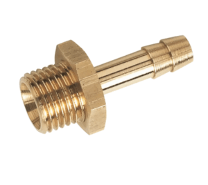 male thread 60° coned seat bspp brass hosetails