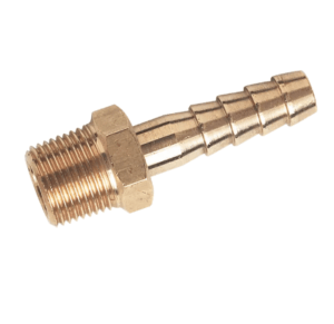 male thread bspt brass straight hosetails