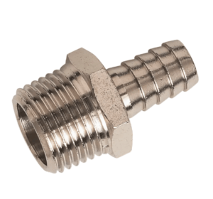 male thread npt brass straight hosetails (copy)