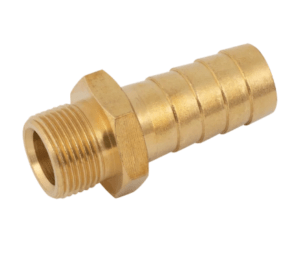 male thread metric brass straight hosetails