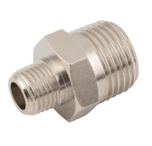 unequal male bspt nickel plated brass adaptors