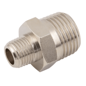 unequal male bspt nickel plated brass adaptors