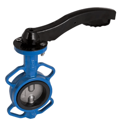 ductile iron body epdm seal wafer pattern butterfly valves