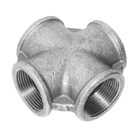 bspt female equal cross galvanised