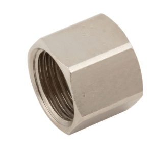 female thread bspp brass nickel plated blanking caps