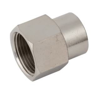 female thread bspp brass nickel plated equal sockets (copy)