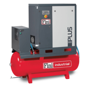 fini plus 15kw 13bar 53cfm 500lt receiver mounted with dryer compressor