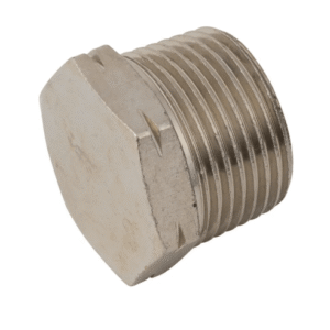 male bspt brass nickel hexagonal plugs