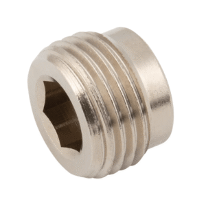 male thread bspt brass nickel plated allen key plugs (copy)