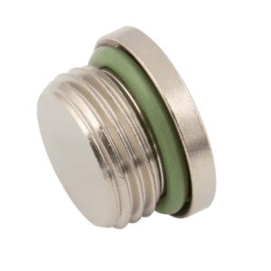 male thread bspp & metric nitrile seal brass nickel plated blanking plugs (copy)