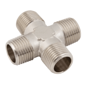 male thread bspt x female thread bspp brass nickel plated crosses (copy)