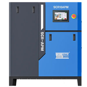 scr apm 7.5kw 8 10bar 33 39cfm floor mounted compressor