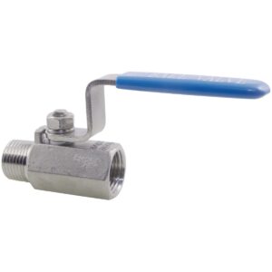 1 piece reduced bore 1000 psi 316 stainless steel ball valve