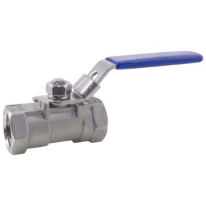 1 piece reduced bore 1000 psi 316 stainless steel ball valve