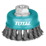Total Tools 100MM Cup Twist Wire Brush