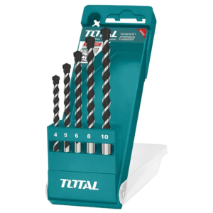 Total Tools 5PCS Masonry Drill Bit Set