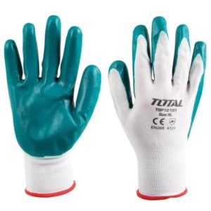 total tools nbr coated palm gloves xl