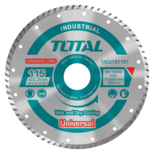 Total Tools Turbo Diamond Disc 115MM (4.1/ 2")